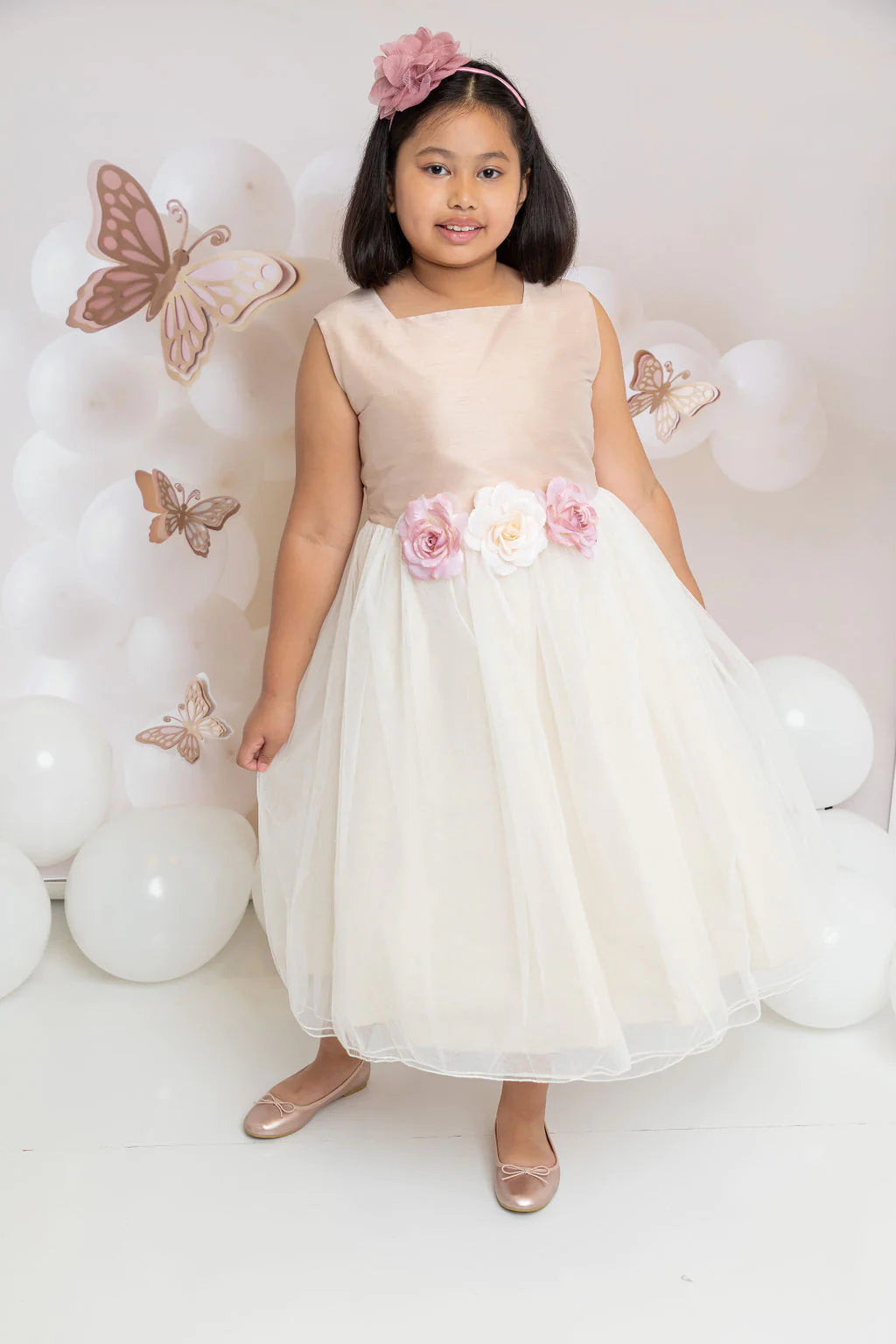 Poly Silk Tulle Dress