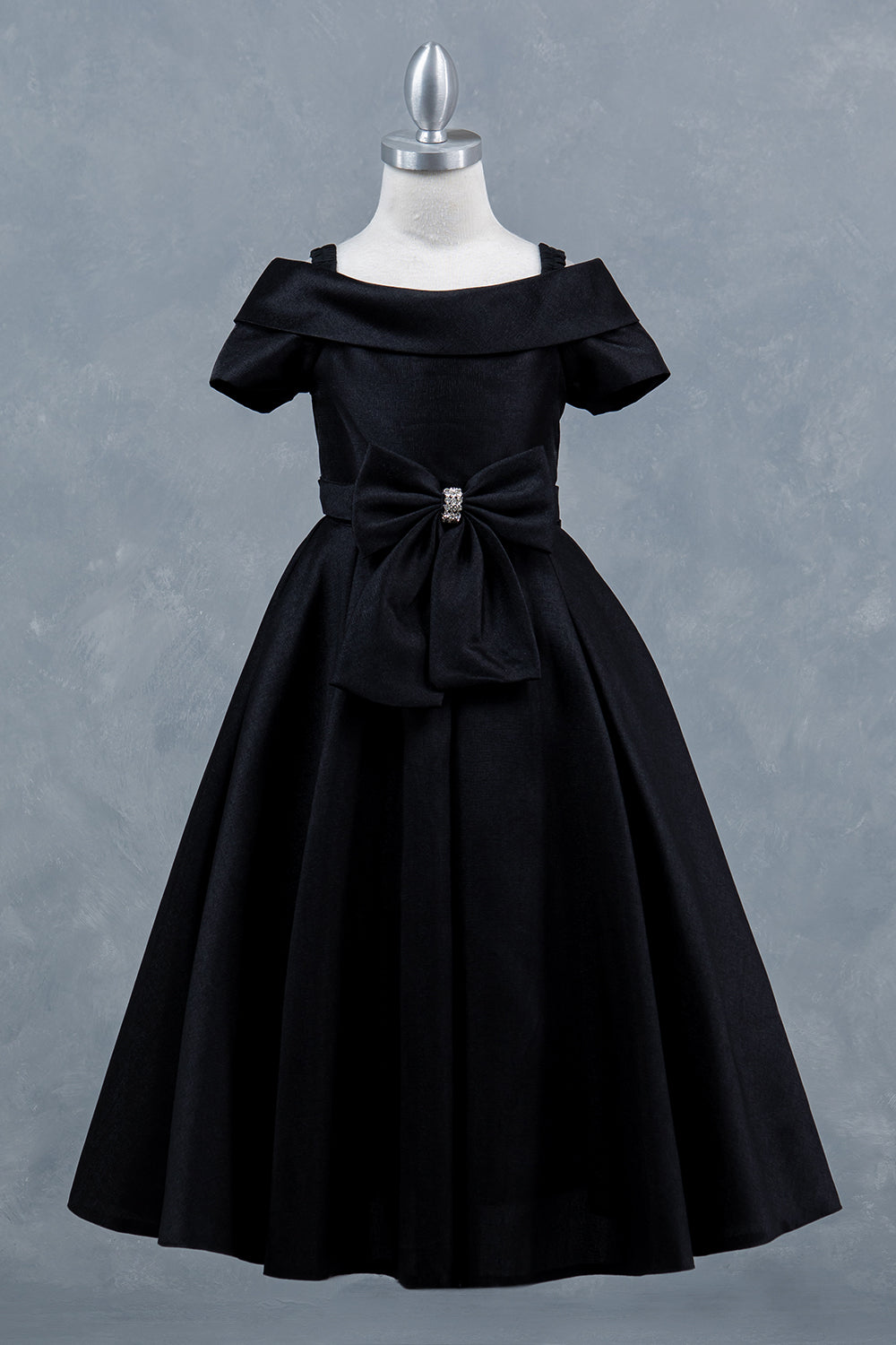 STYLE NO : 9177 OFF SHOULDER RIBBON DRESS
