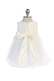 Style No. 464 Silk Pearl Lace Baby Dress