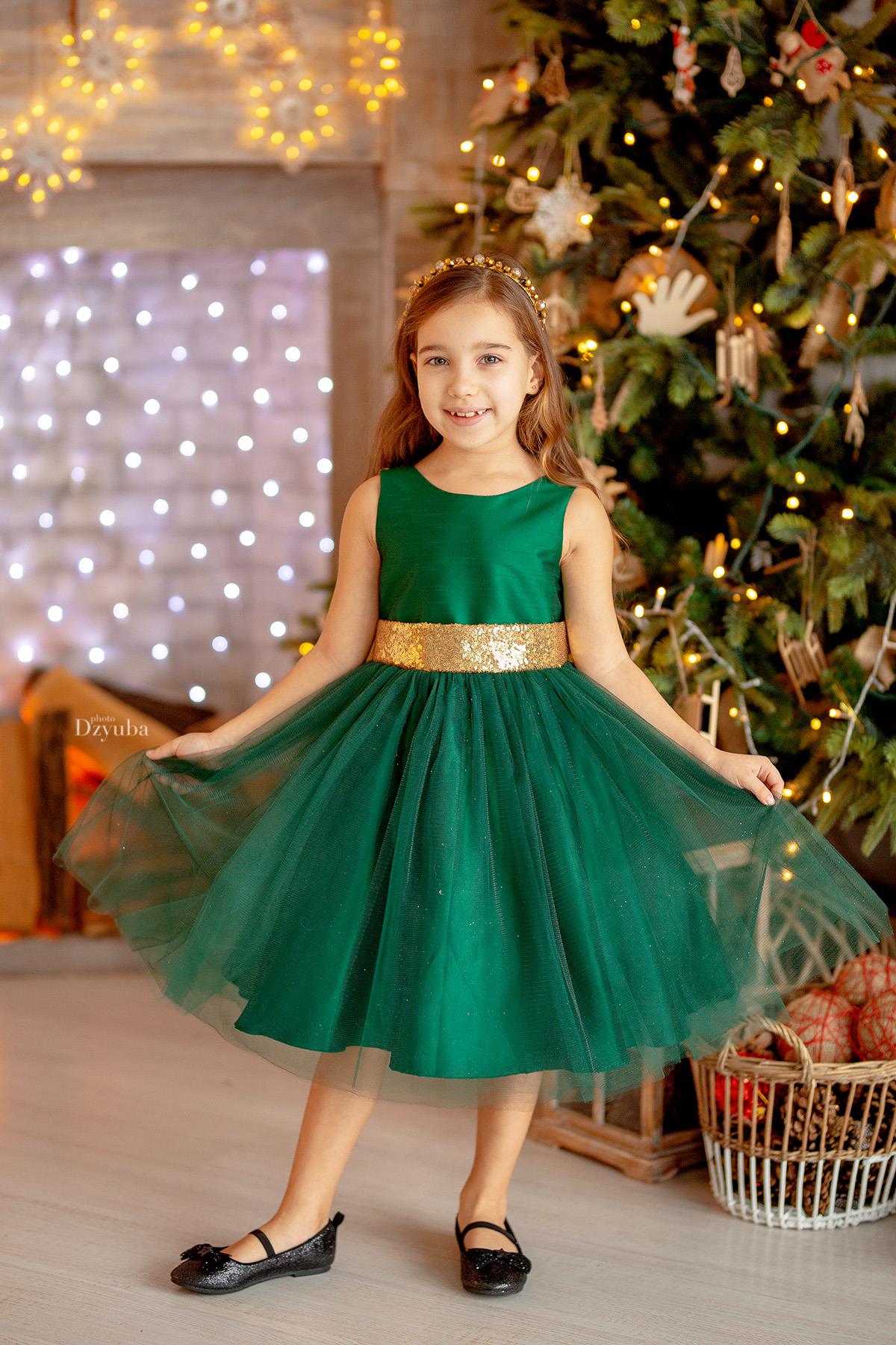 Style No. 498 Sequin Back V Dress