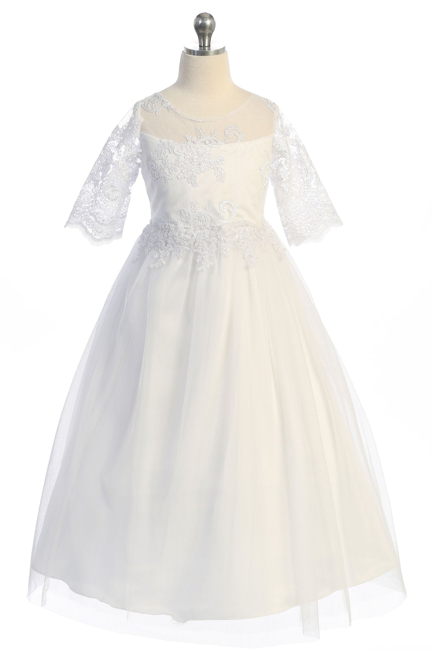 Style No. 510 Cording Lace Waterfall Dress