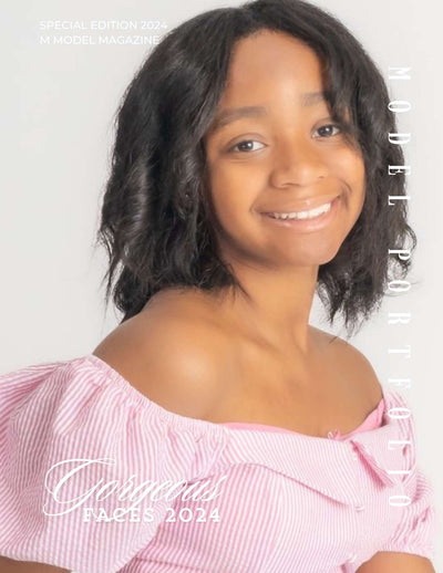 Model Portfolio Most Beautiful Faces of 2024 Morgan Carthon Includes 1 Print Copy