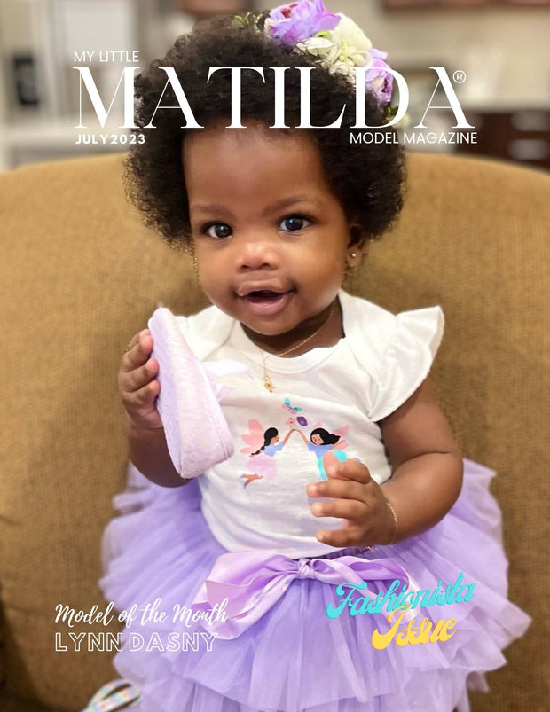 Matilda Model Magazine Fashionista Issue Cover Model Lynn Dasny: Includes 1 Print Copy