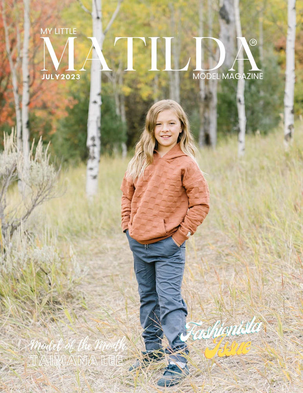 Matilda Model Magazine Fashionista Issue Cover Model Taimana Lee Includes 1 Print Copy
