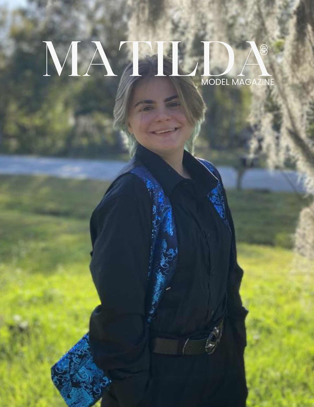 Matilda Model Magazine River Garrabrant Includes 1 Print Copy