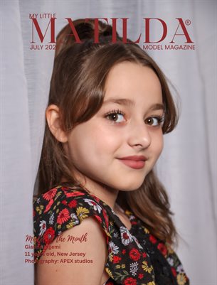 Matilda Model Magazine Cover Model Gianna Ingemi Includes 1 Print Copy