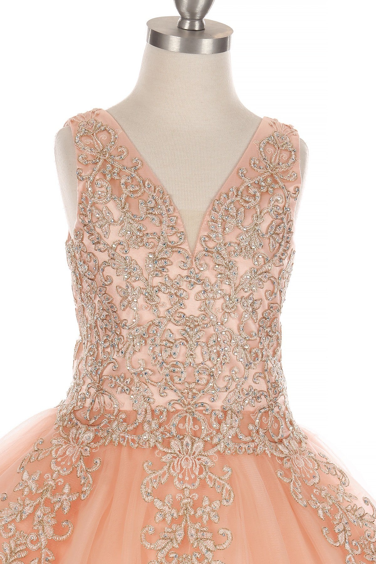 Style #5110 Elegant illusion tulle short dress