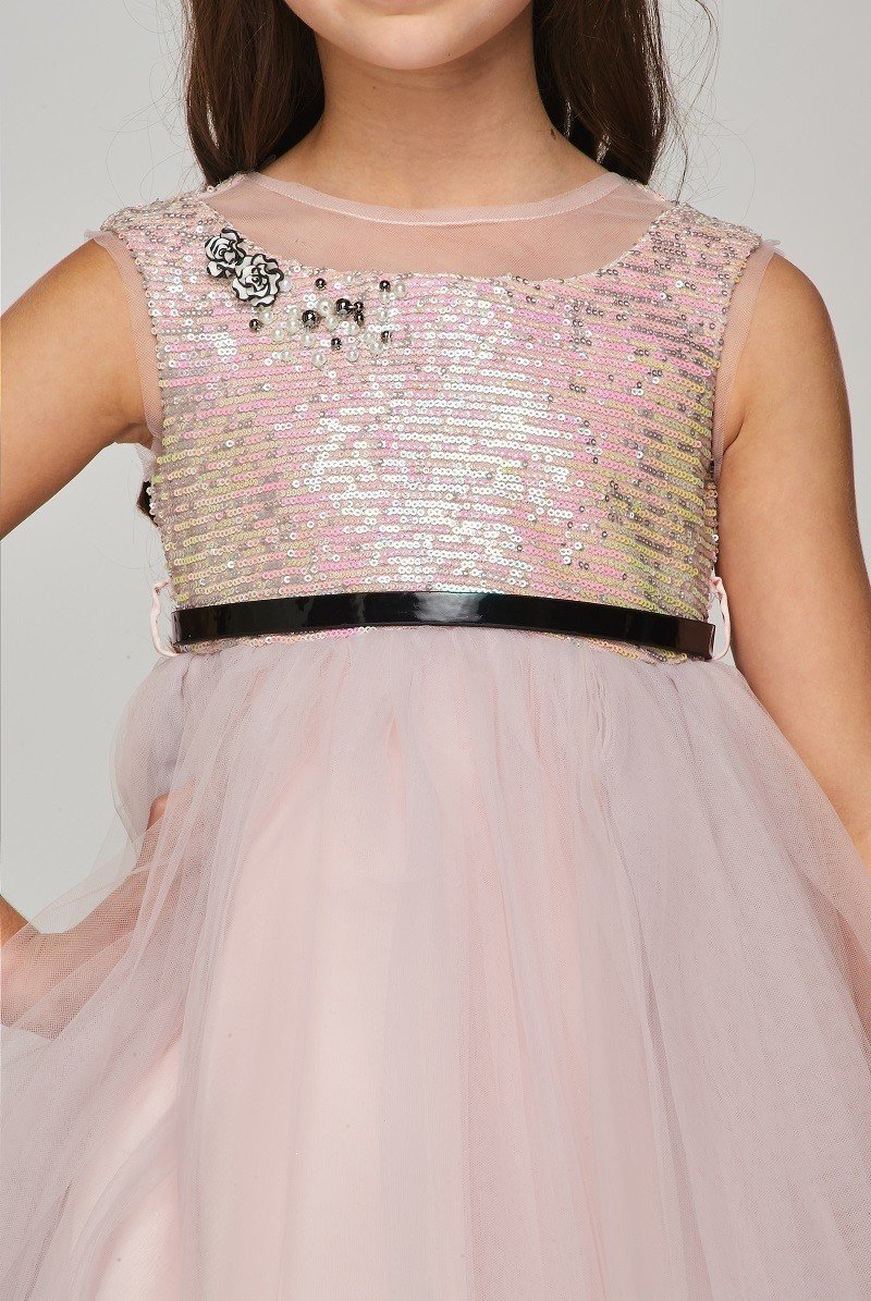 Style #5098 Cute & sassy sequin hi low dress