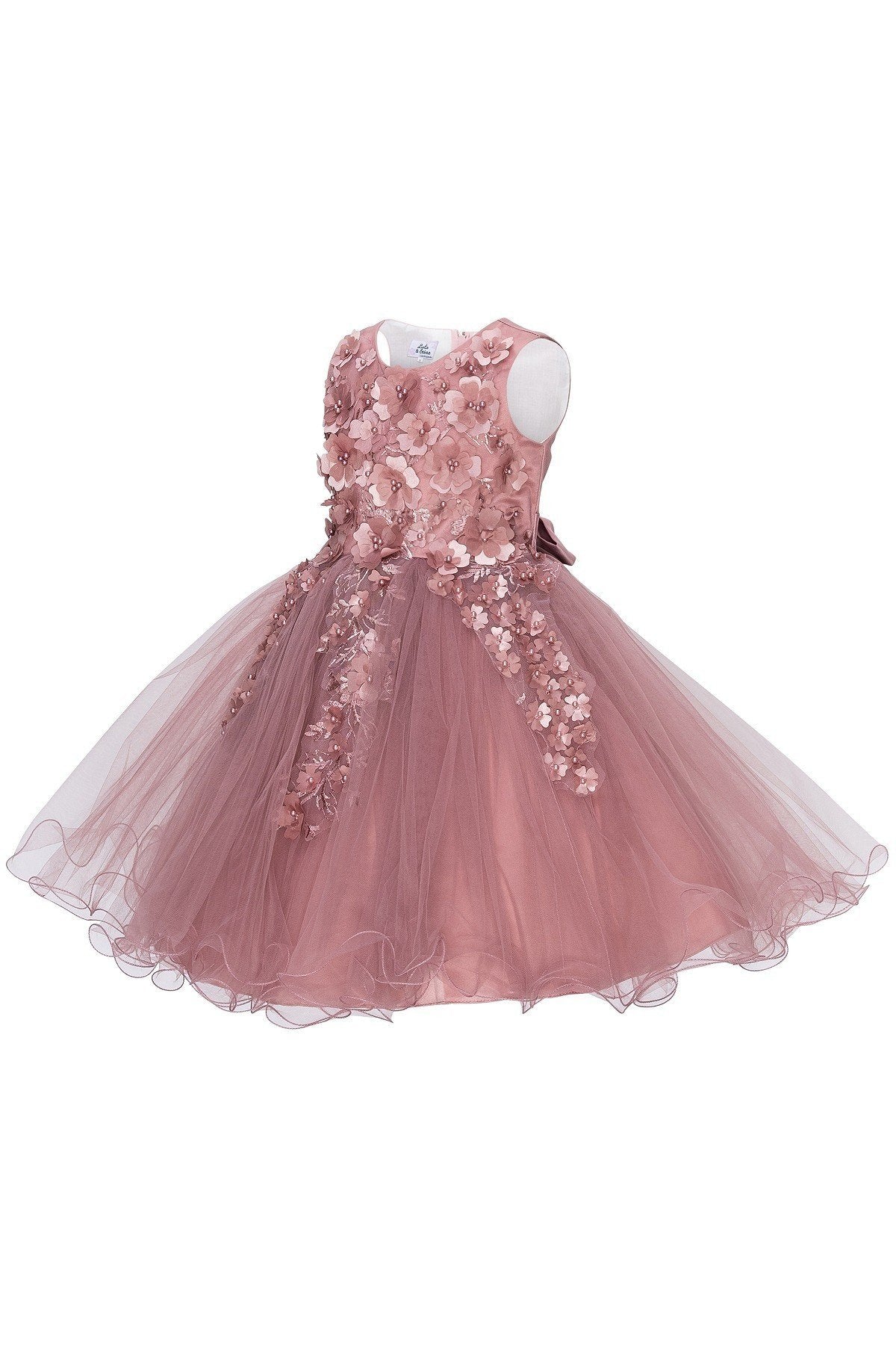Style #9122 "LALA & ERINA" Elegant flower girl dress
