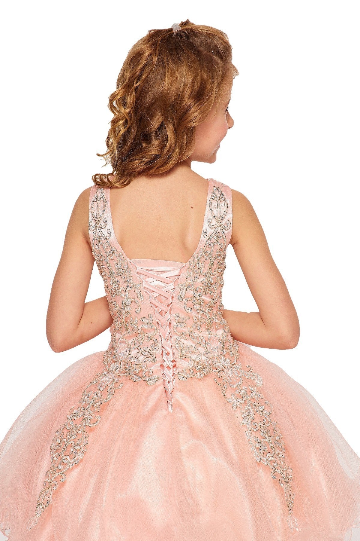 Style #5110 Elegant illusion tulle short dress