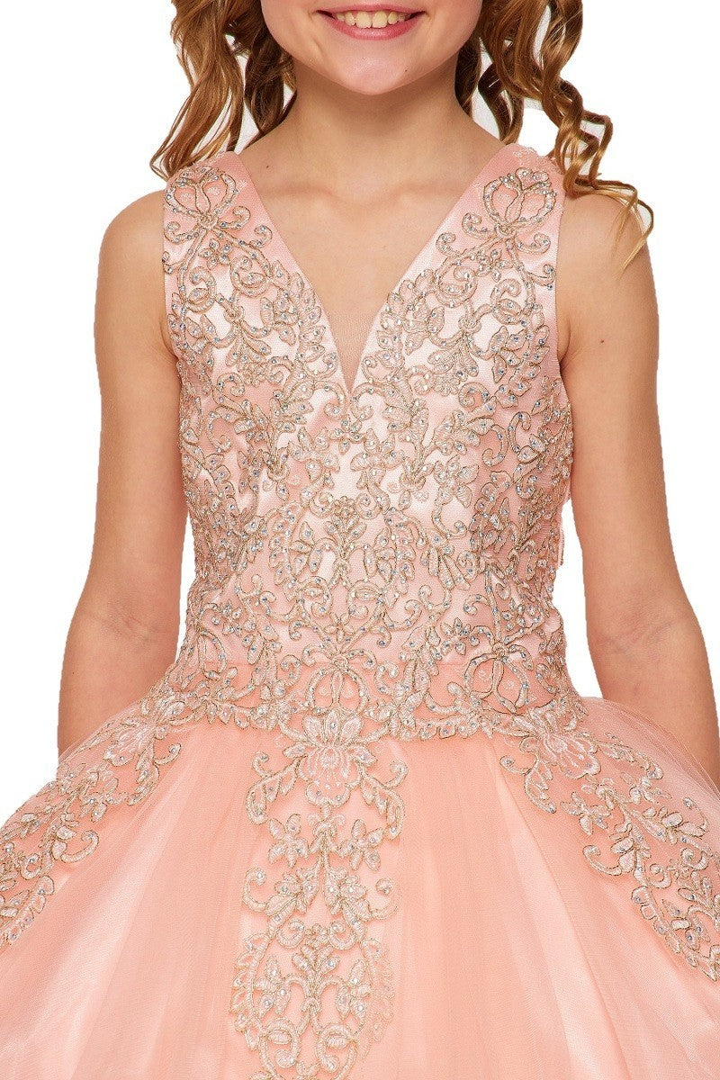 Style #5110 Elegant illusion tulle short dress