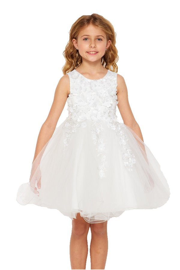Style #9122 "LALA & ERINA" Elegant flower girl dress