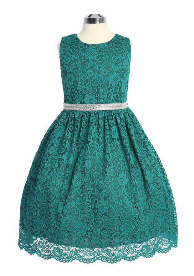 Style No. 492 Stretch Lace Dress